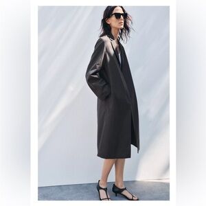 ZARA LINEN FROCK COAT